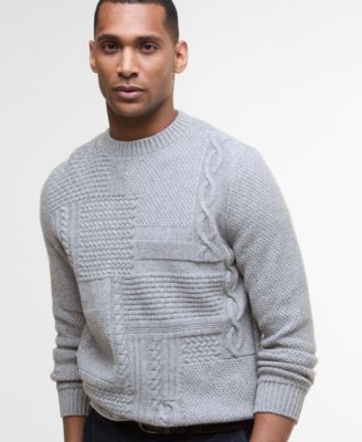 Men's Casey Textured Cable Knit Crewneck Sweater
