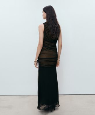 Women's Contrasting Textured Dress