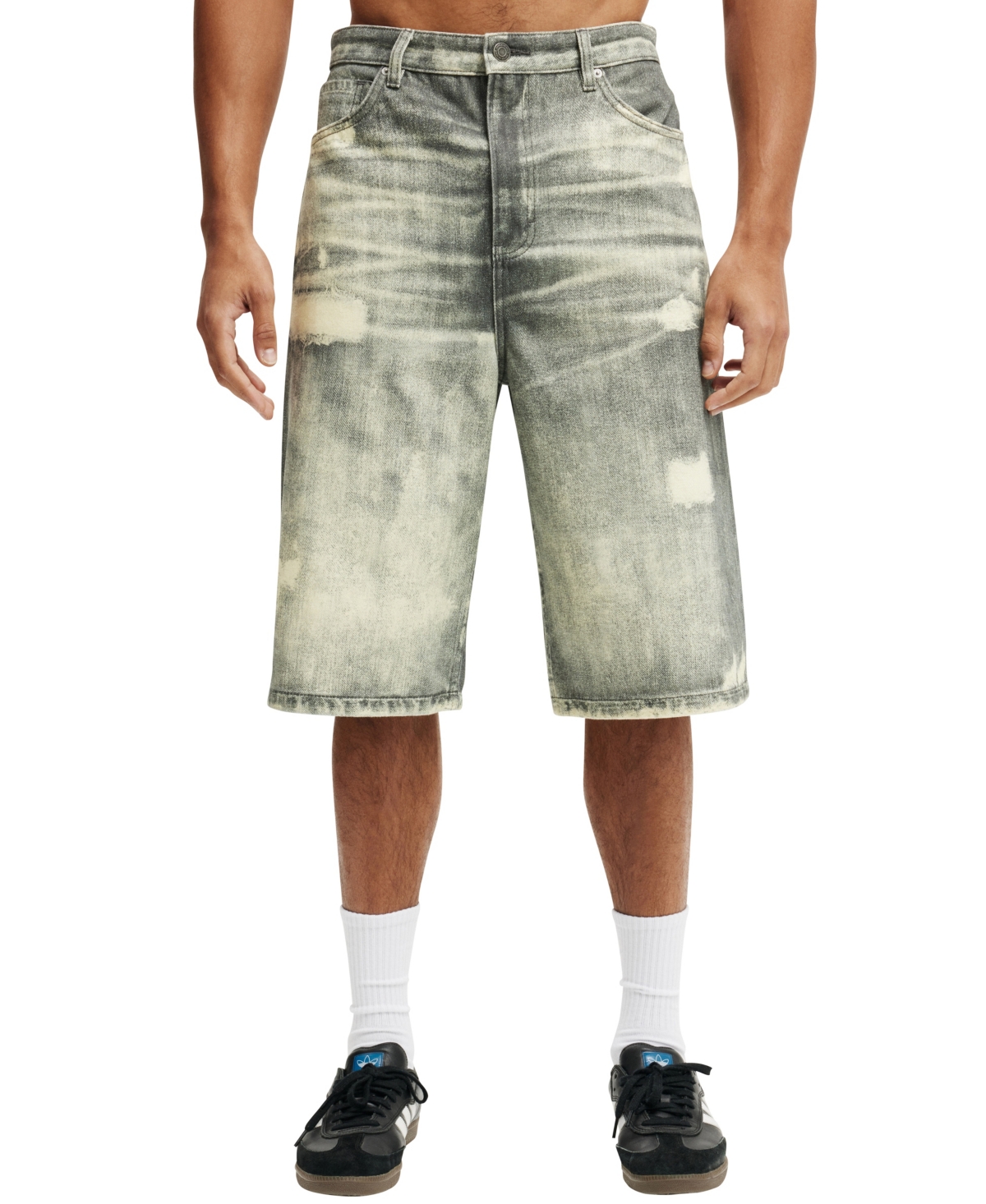 Men's Super Baggy Jort Shorts - Black