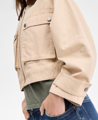 Women's Cropped Utility Jacket