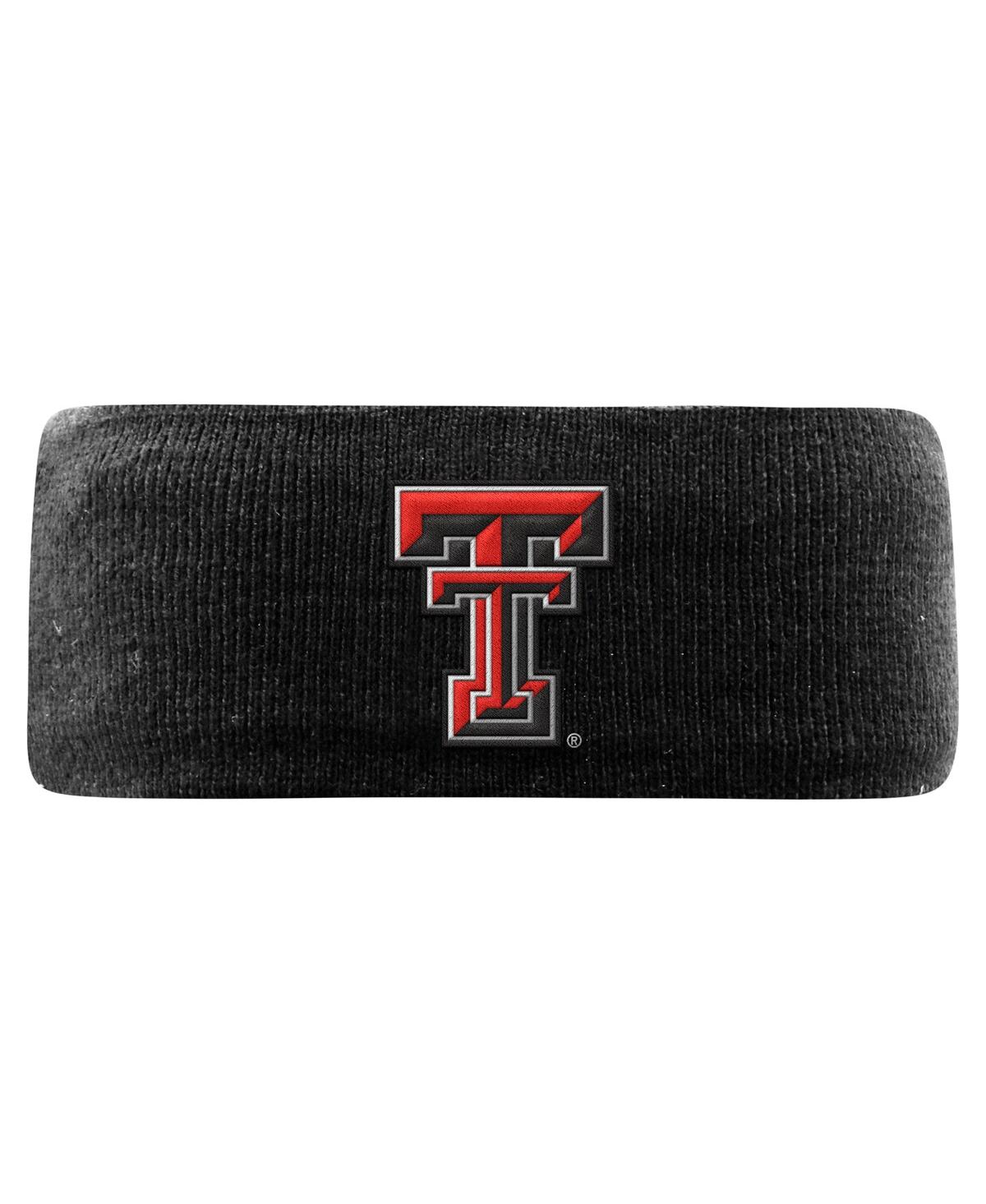 Men's Black Texas Tech Red Raiders Team Logo Knit Headband - Black
