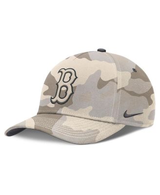 Nike - Men's Natural Boston Red Sox Camo Pack Rise Adjustable Hat