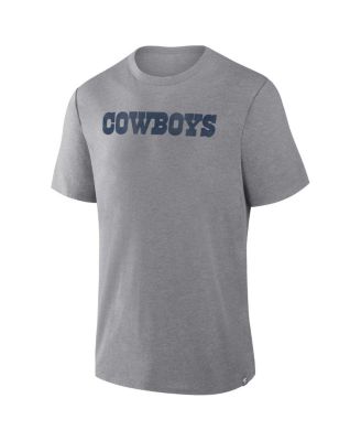 Men's Heather Gray Dallas Cowboys Pass Rush Tri-Blend T-Shirt
