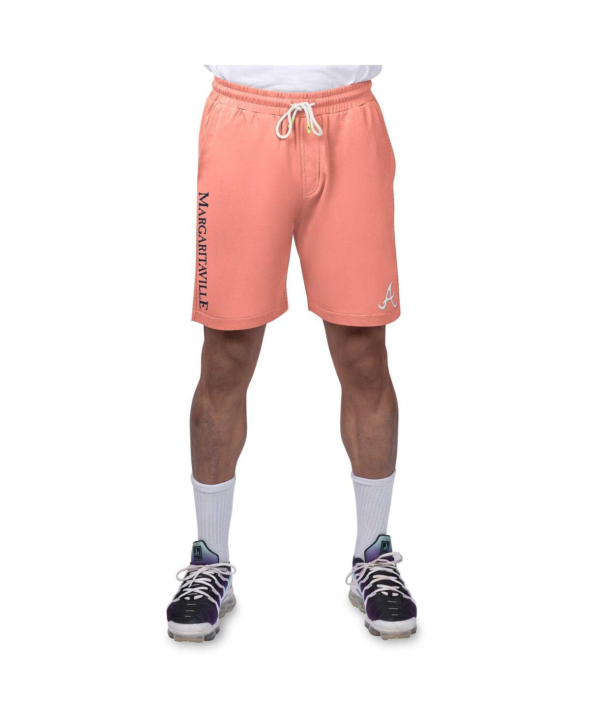 Men's Orange Atlanta Braves Peached French Terry Shorts - Orange
