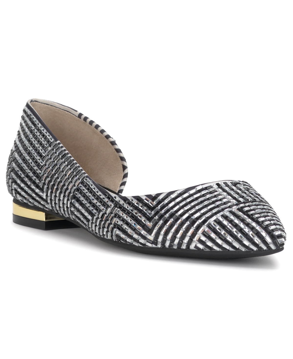 Women's Airi d'Orsay Pointed-Toe Flats, Created for Macy's - Multi Maze Bling