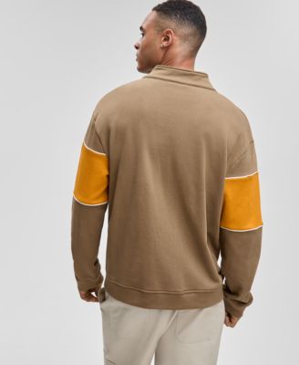Men's Relaxed-Fit Half-Zip Sweatshirt, Macy's Exclusive