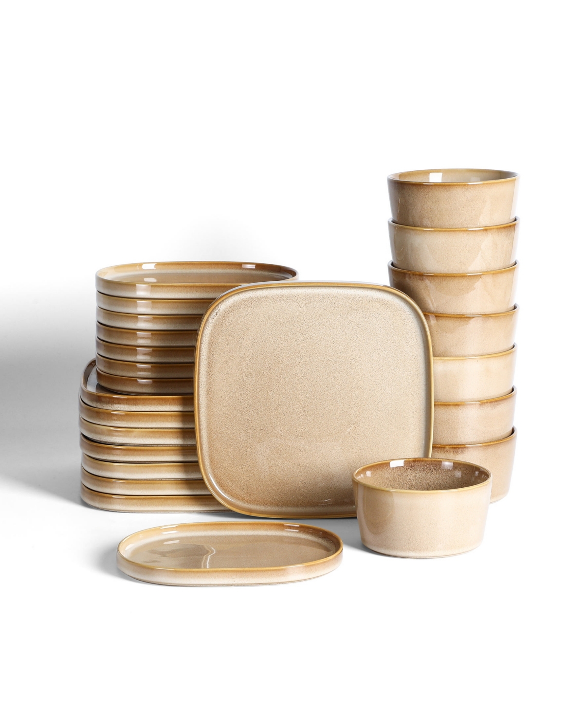 Cairo 24 Pc. Dinnerware Set, Service for 8 - White