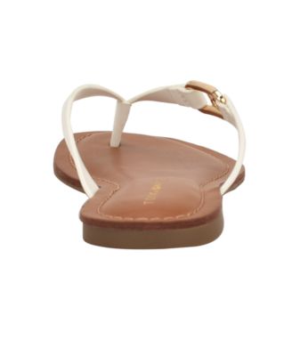 Women's Liande Logo Flat Thong Sandal