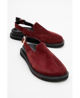 Forever & Always Womens Shoes Laby Leather Clogs