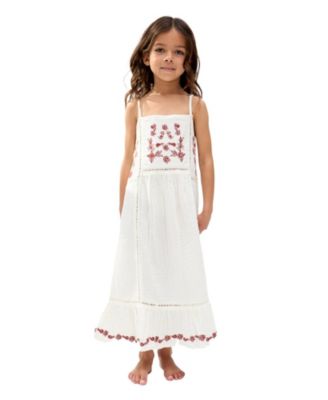 Eina Ladder Insert Embroidered Dress