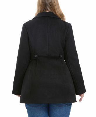 Plus Size Riley Wool Blend Pea Coat