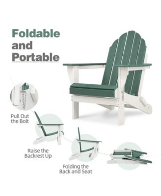 Outdoor Folding Adirondack Chair
