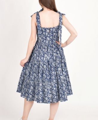 Women's Tiered Midi Dress