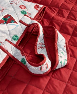Holiday Icons 3-Pc. Quilt Tote Set, Twin, Exclusively for Macy’s