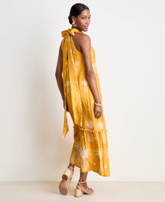 Women's Pineapple-Print Maxi Dress, Macy's Exclusive - | Alix Friedberg Capsule Collection