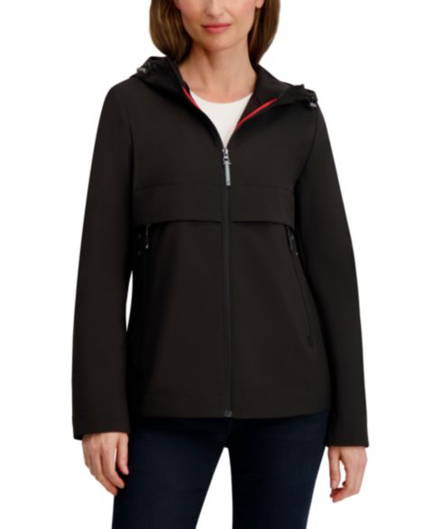 Женское пальто Nautica Hooded Softshell, цвет: Чёрный
