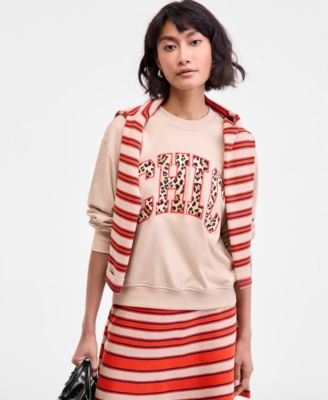 Women's Striped Pull-On Flounce Sweater Mini Skirt, Macy's Exclusive