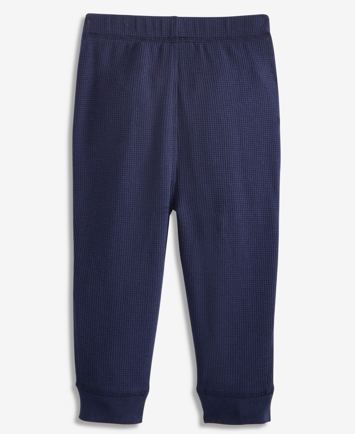 First Impressions Baby Boys Solid Waffle Jogger Pants, Exclusively At Macy's In Blue