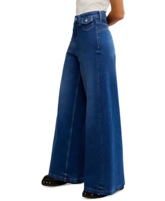 Women's Kellee High Rise Palazzo Jeans