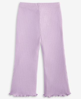 First Impressions - Baby Girls Pointelle Flare Leggings
