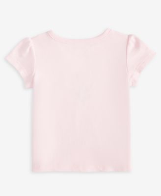 First Impressions Baby Girls Short-Sleeve Floral Graphic T-Shirt, Exclusively at Macy's
