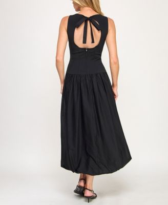 Juniors' Midi Bubble Skirt