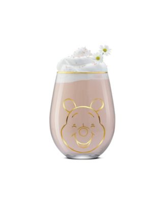 Pooh Spirits Hero Faces Stemless Drinking Glasses, Set of 4