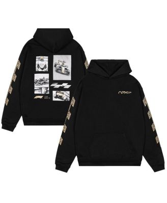 Insomniac - Men's Black Formula 1 The Movie Photo Collage Pullover Hoodie