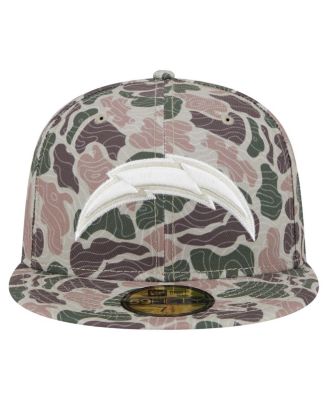 Men's Los Angeles Chargers Geo Camo 59FIFTY Fitted Hat