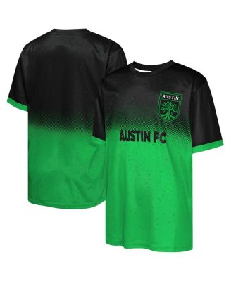 Outerstuff - Big Boys and Girls Black Austin FC Stalwart Defender T-Shirt