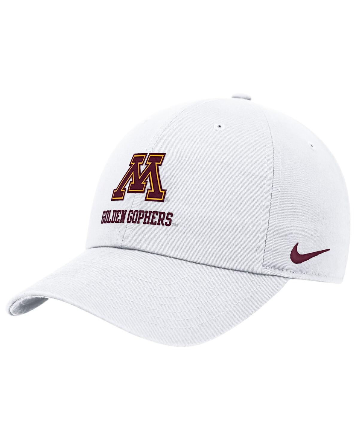 Nike Men's White Minnesota Golden Gophers 2025 On-field Club Adjustable Hat In White