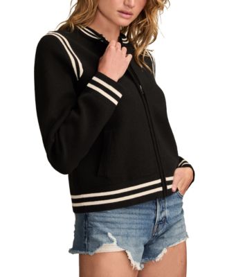Women's Zip-Up Long-Sleeve Bomber Jacket