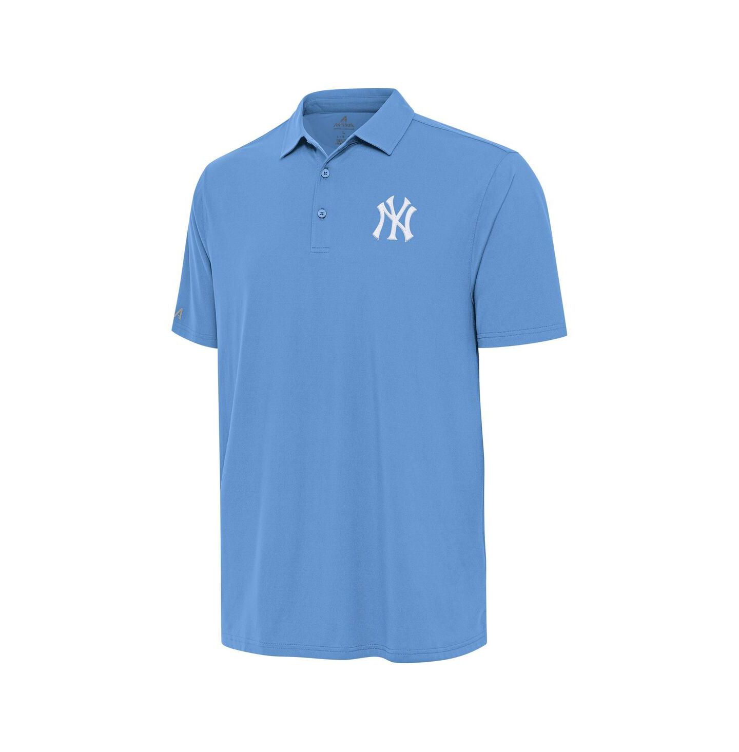 Мужское поло Antigua Powder Blue New York Yankees Era Polo Shirt — фото 2