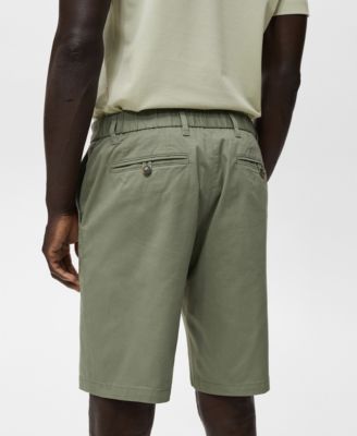 Men's Straight Cotton 10" Bermuda Shorts