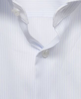 Men's Slim Fit Cotton Striped Dress Shirt