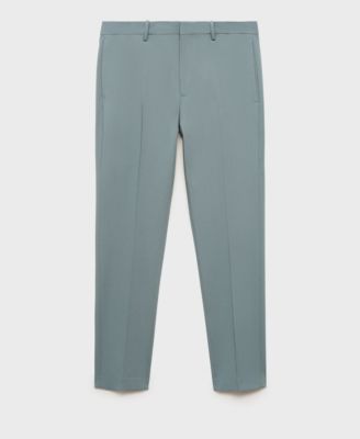 Men's Stretch Fabric Super Slim-Fit Suit Pants