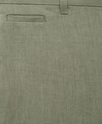 Men's Slim-Fit Linen Pants