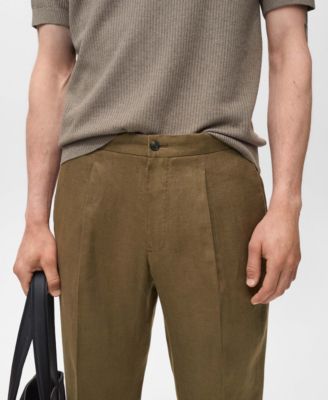 Men's Salerno Linen Slim Fit Suit Pants