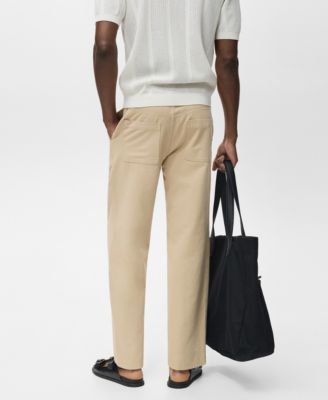 Men's Cotton-Linen Blend Regular-Fit Jeans