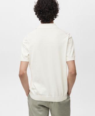 Men's Cotton Fine-Knit Polo Shirt