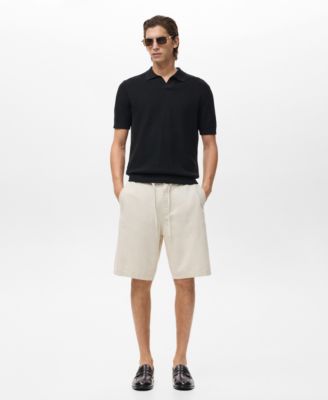 Men's Linen 9.5" Bermuda Shorts