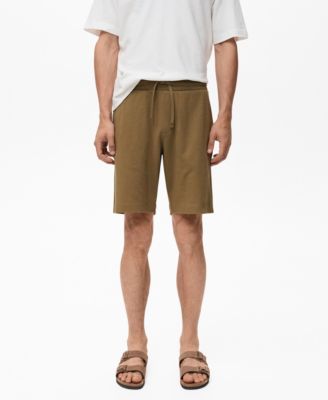 MANGO - Men's 100% Cotton 8" Bermuda Shorts