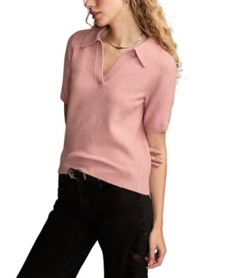 Women's Cloud Soft Collared Sweater T-Shirt