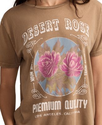 Women's Desert Rose Cotton Boyfriend T-Shirt