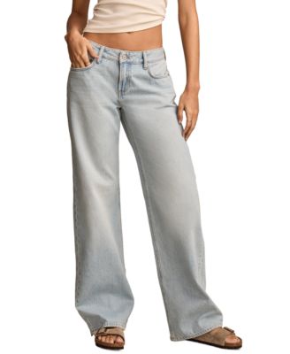 Women's High-Rise Baggy Wide-Leg Jeans 