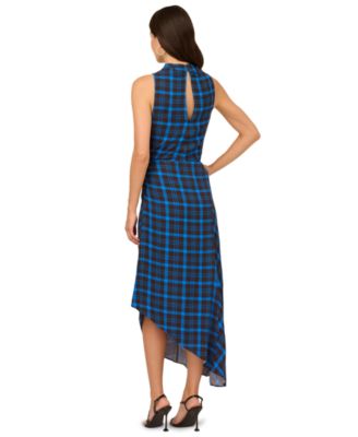 Women's Sleeveless Cowlneck Midi Dress