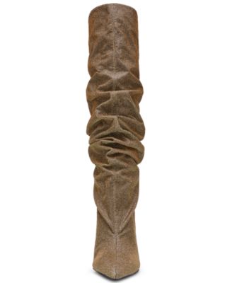 Women's Distortion Knee-High Slouch Wedge Boots