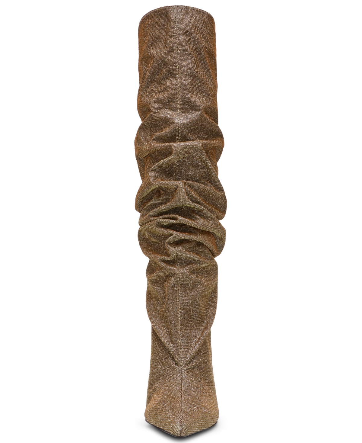 Steve Madden Women's Distortion Knee-high Wide-calf Slouch Wedge Boots In Gold