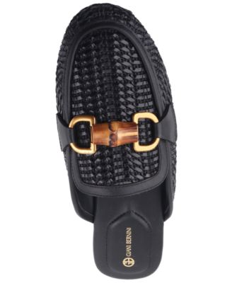 Women's Kayda Raffia Woven Slip On Mules, Created for Macy's