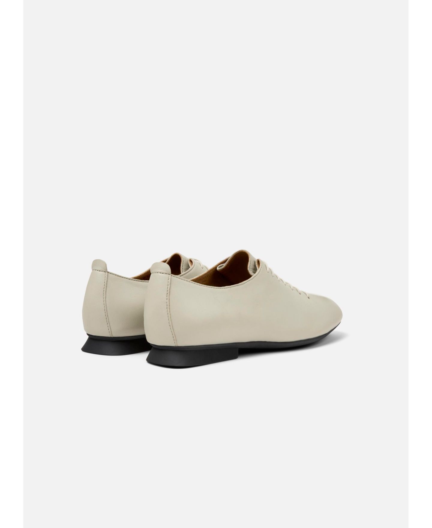 Обувь Camper Casi Myra Leather Lace Up Shoe, цвет: Бежевый — фото 3